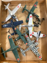 Lot 3 Of Vintage Military Model Planes