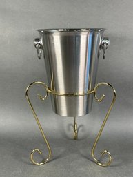 18/10 Stainless Steel Wine Bucket With Stand