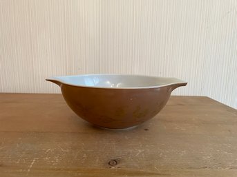 Vintage Pyrex Cinderella Mixing Bowl Brown