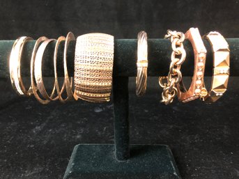 Gold Tone Bracelet Collection