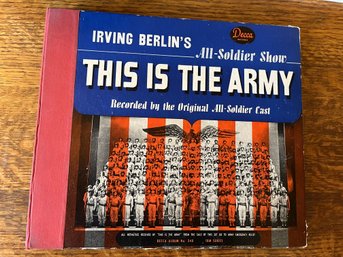 Decca Records - Irving Berlin's All-Soldier Show - This Is The Army. 78 RPM Set.