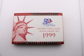 1999 United States Mint Silver Proof Coin Set