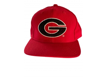 Vtg NWOT New Era PRO MODEL 'G' Georgia Bulldogs Snap Back Hat Vintage New Era Logo Korea
