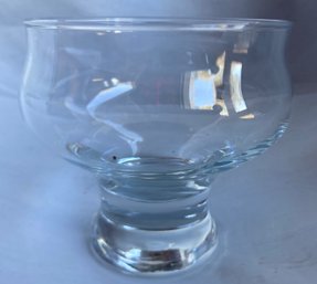 Petite Footed Glass Bowl Vase