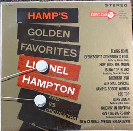 LIONEL HAMPTON - HAMP'S GOLDEN FAVORITES  - DL74296 -Vinyl LP - W/ Sleeve