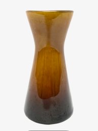 Vintage Brown Glaze Turowick Bud Vase - Poland