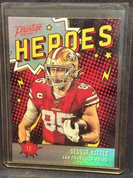 2020 Panini Prestige Heroes George Kittle Insert Card - K