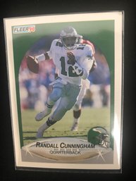 1990 Fleer Randall Cunningham Philadelphia Eagles