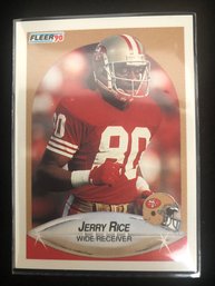 1990 Fleer Football Card #13 Jerry Rice