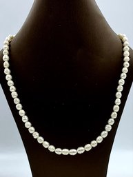 Vintage Hand-strung Cultured Pearl Necklace