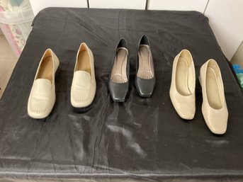 3 Pairs Of Woman Dress Shoes