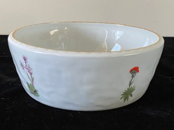 Single Piece Floral Designed Ceramic Dish