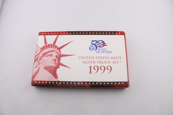 1999 United States Mint Silver Proof Coin Set