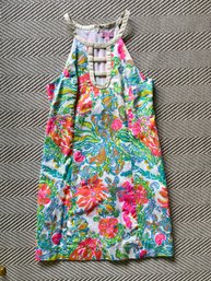 Lilly Pulitzer Casa Marina Halter Shift Dress, Size 8