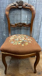 Floral Needlepoint Chair