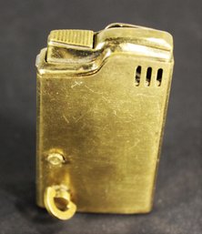 Golden Finish Cigarette Lighter 'Aria' Has Music Box Which Works!