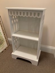 Petite White Bookshelf