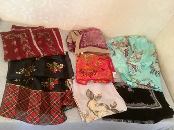 Womens Scarf Lot- Silk/wool #7