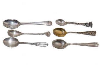 6 Sterling Silver Matisse Spoon Collection - 67 Grams