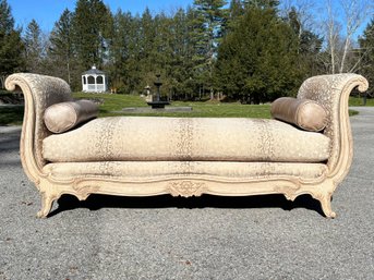 A Large Custom Neoclassical Daybed By Marge Carson