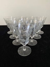 Several Piece Crystal Glass Collection