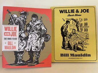 'willie And Joe' By Bill Mauldin. 2 Books Lot ( B74)