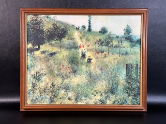 Vintage Fine Art Print, Path Leading Through Tall Grass, Renoir