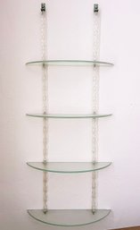 A Vintage Hanging Glass Etagere - C. 1970's