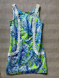 Lilly Pulitzer Casey Print Shift Dress, Size 12