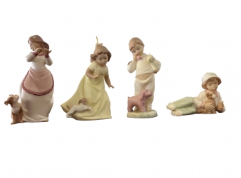 4 Golden Memories Figurines - Spain