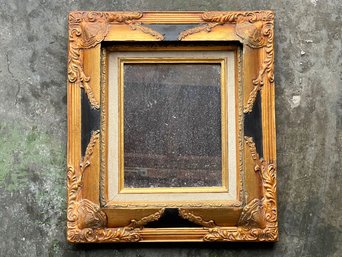An Accent Mirror In Gilt Wood Frame