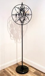 A Decorative Metal Armillary Sphere Torchiere