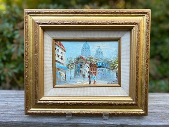 Cityscape In Gilt Frame