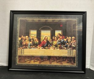 Vintage Print Of Last Supper Shadow Box Religious Wall Art Home Dcor Jesus. MP / WA-B