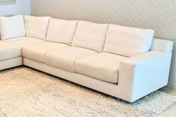 A Custom Full Length Sofa - Arm On Right Side Only