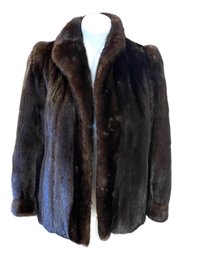 An Adorable Mink Fur Jacket -Size S