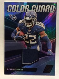 2023 Panini Zenith Color Guard Derrick Henry Jersey Relic Card - K