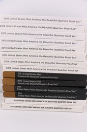 14 United States Mint America The Beautiful Quarters Proof Sets