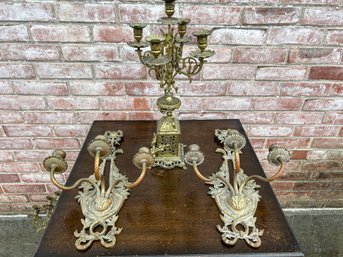 Antique Sconces And Candelabras