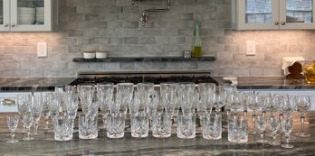 Denby Crystal Stemware And & Rock Glasses