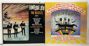 Lot Of 2 Beatles Records: Something New & Magical Mystery Tour