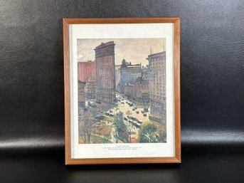 Vintage Fine Art Print, Flatiron Building, Halpert