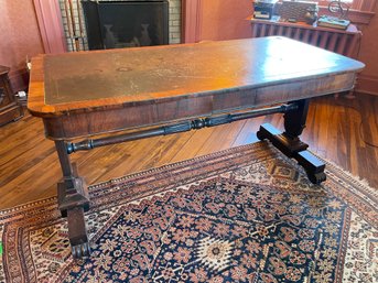 Antique Rosewood Library Table