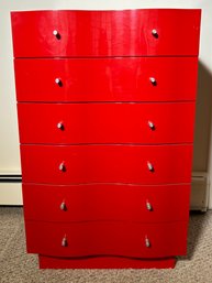 Vintage Red IKEA VAJER Drawer Design From The 90s