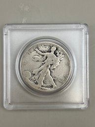 1940 Walking Liberty Silver Half Dollar In Plastic Case