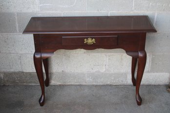 Mahogany Single Drawer Console / Sofa Table