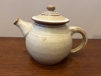 Hand Thrown Pottery Teapot - Unsigned