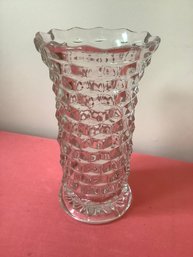 Tall Fostoria Crystal Vase