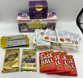New Sports Trading Cards ~ Packs And Sets ~ Sealed