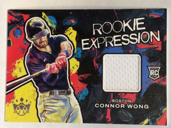 2022 Panini Diamond Kings Rookie Expression Connor Wong Jersey Relic Card - K